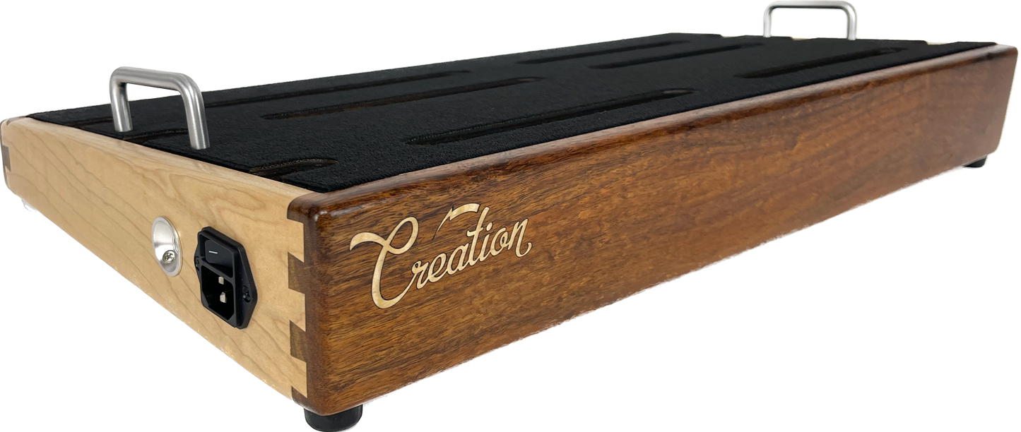 Custom Shop - Private Reserve Koa and Maple Pedalboard - 24x12.5