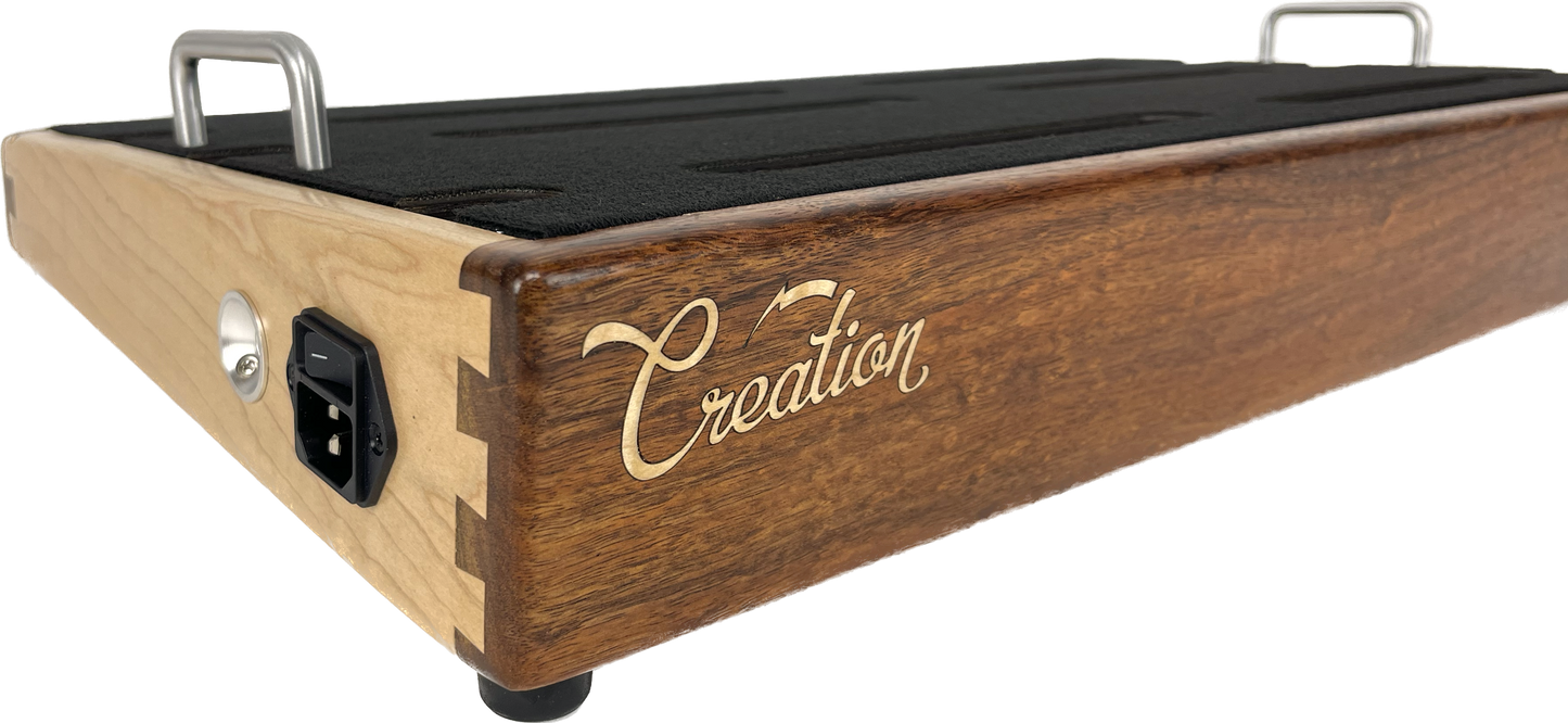 Custom Shop - Private Reserve Koa and Maple Pedalboard - 24x12.5