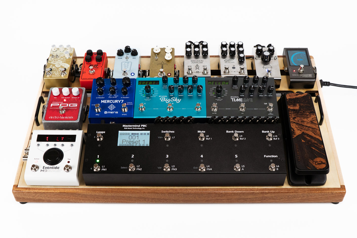 Custom Pedalboard Wiring Setup