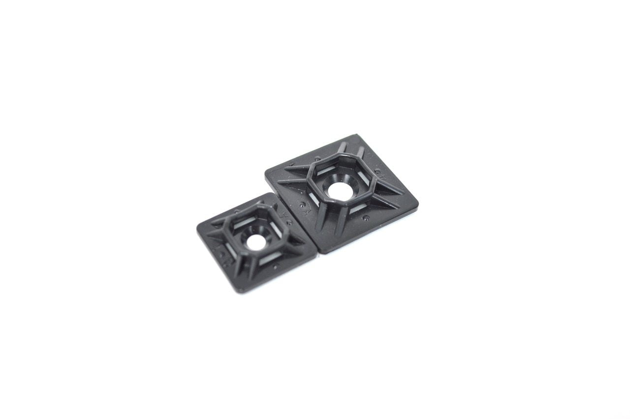 Self Adhesive Cable Tie Mount 1 inch (100 Pack)