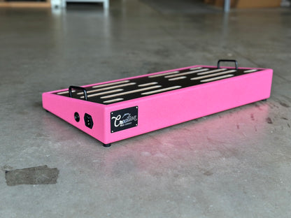 Custom Shop -  Pink Tolex Pedalboard - 24x12.5