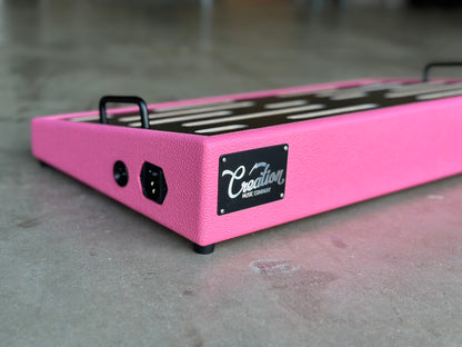 Custom Shop -  Pink Tolex Pedalboard - 24x12.5