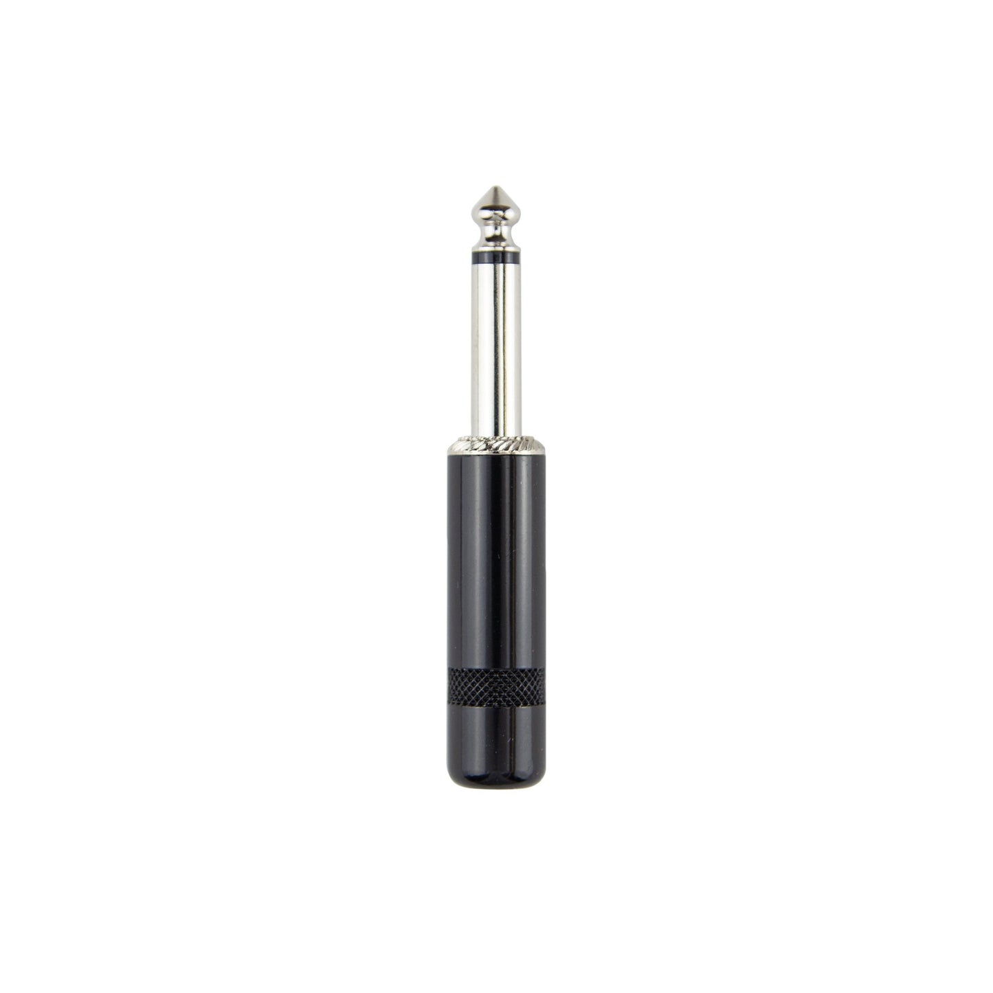 Straight Male TS Connector Black