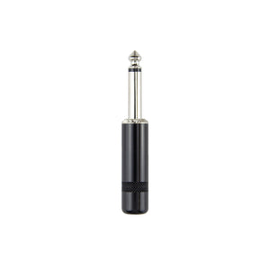 Straight Male TS Connector Black