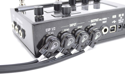 Custom TRS Dual Mono Cable - Right Angle/Minicake