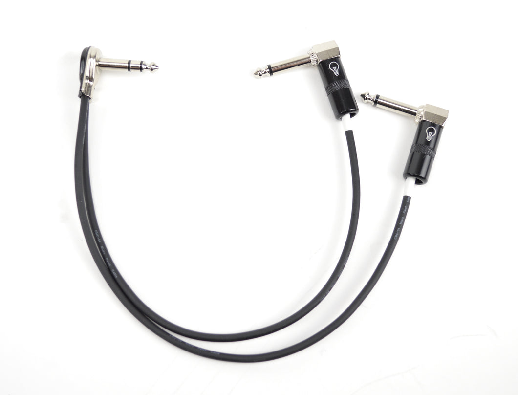 Custom TRS Dual Mono Cable - Minicake/Right Angle